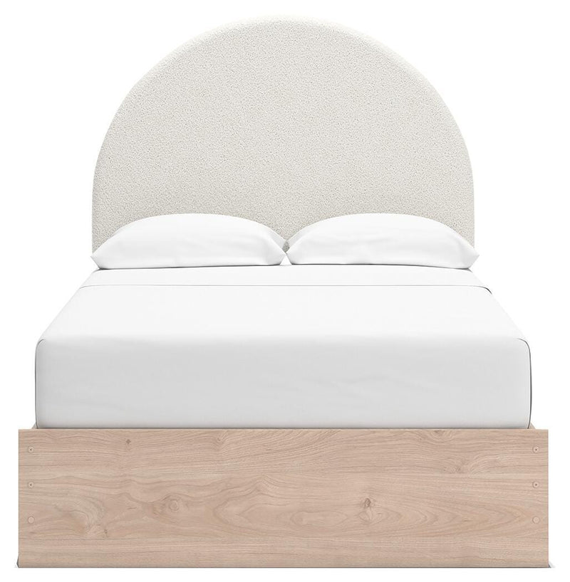 Cama Shapella tapizada con paneles
