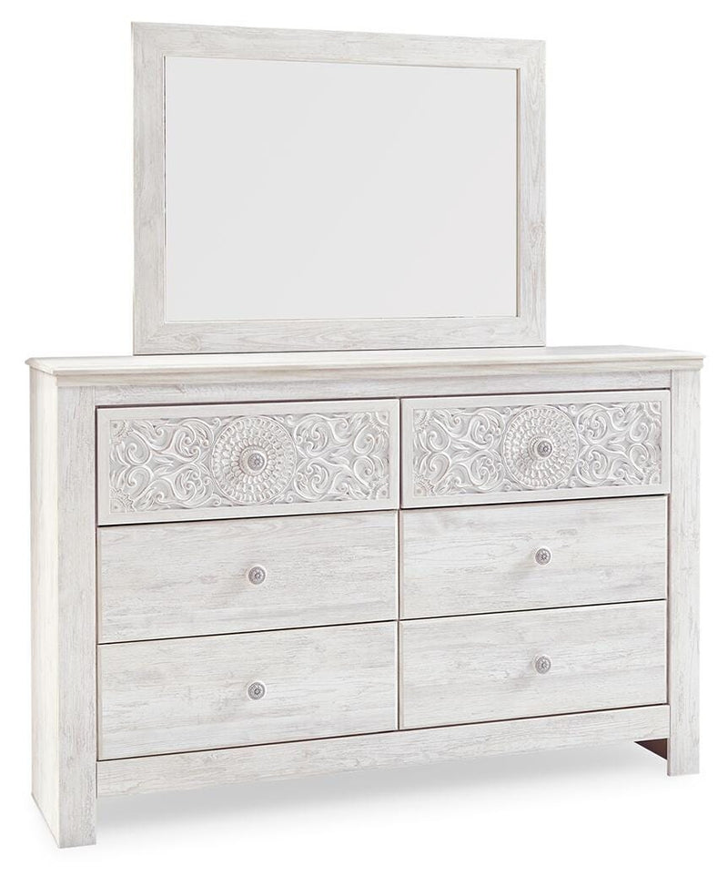 Juego de dormitorio con cama panel Paxberry