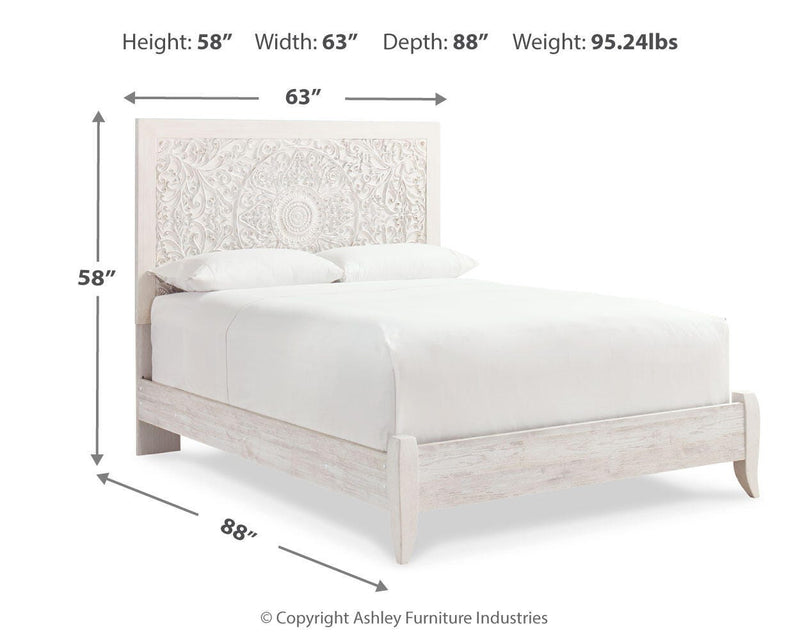 Juego de dormitorio con cama panel Paxberry