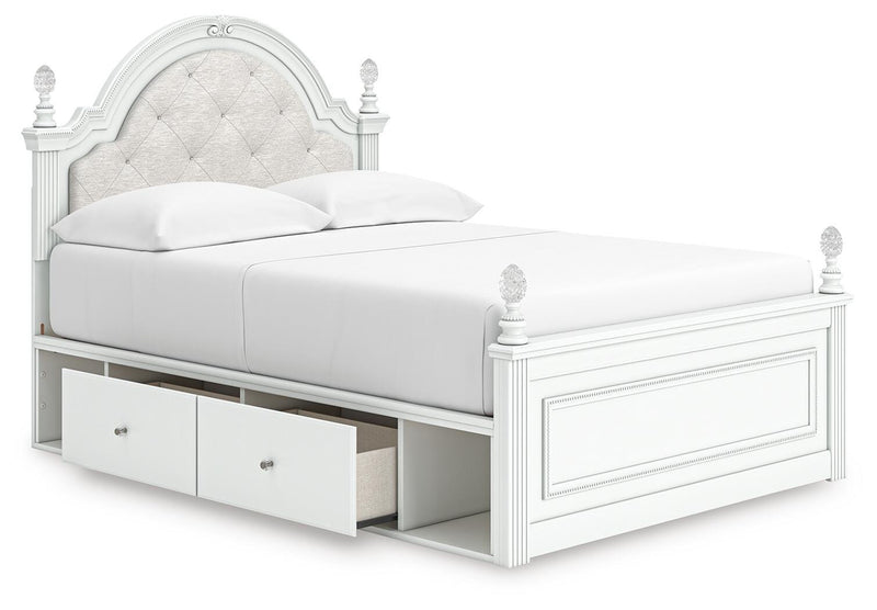 Maylilly Upholstered Panel Storage Bed