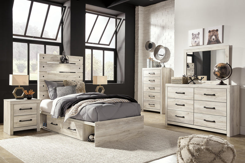 Cama con paneles Cambeck con 2 cajones de almacenaje