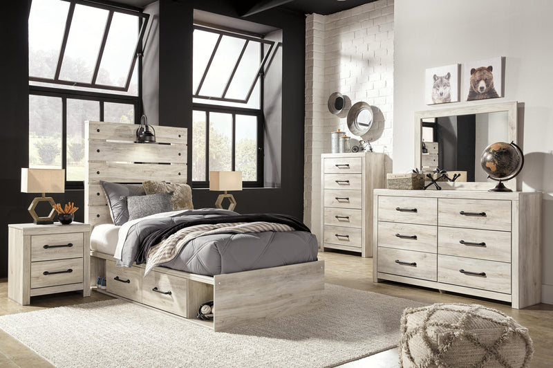 Cama con paneles Cambeck con 4 cajones de almacenaje