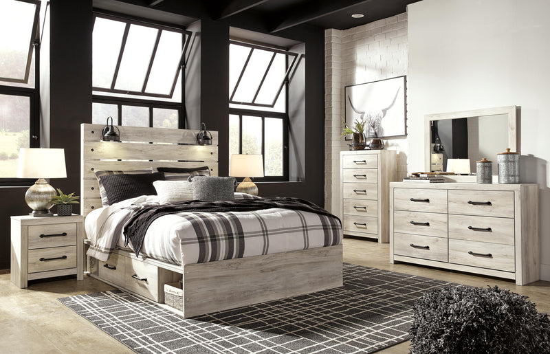 Cama con paneles Cambeck con 2 cajones de almacenaje