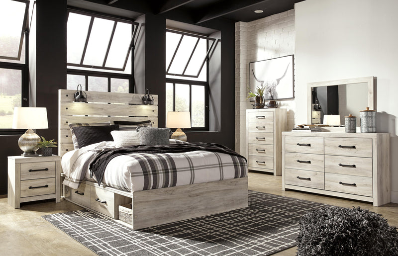 Cama con paneles Cambeck con 4 cajones de almacenaje