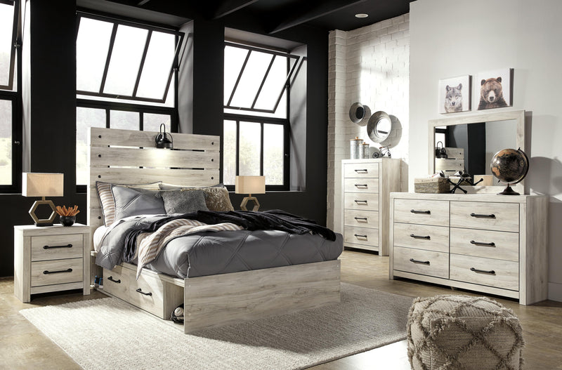 Cama con paneles Cambeck con 2 cajones de almacenaje