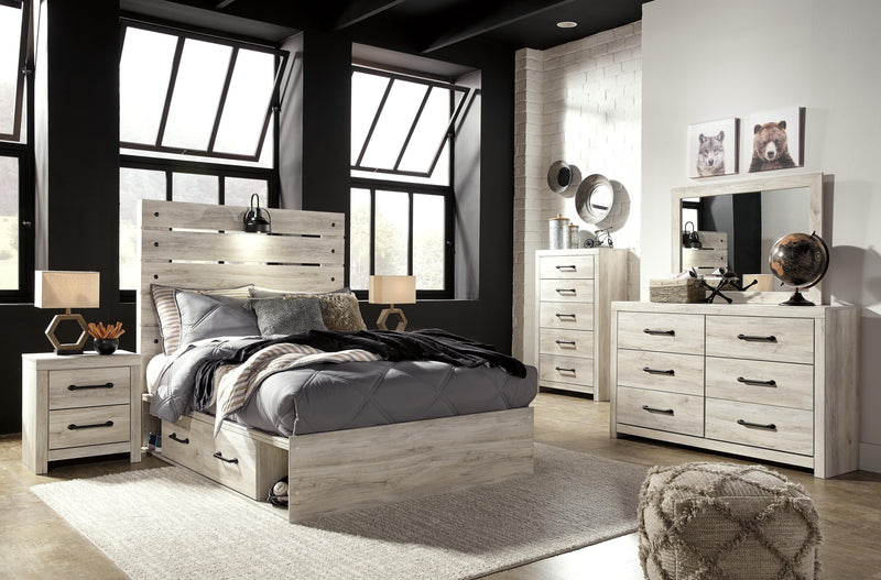 Cama con paneles Cambeck con 4 cajones de almacenaje