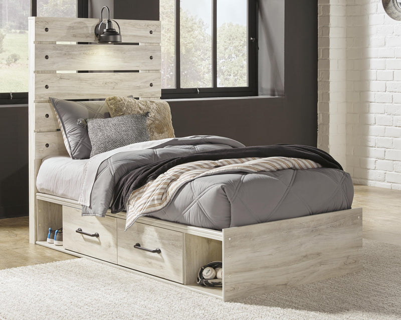 Cama con paneles Cambeck con 2 cajones de almacenaje