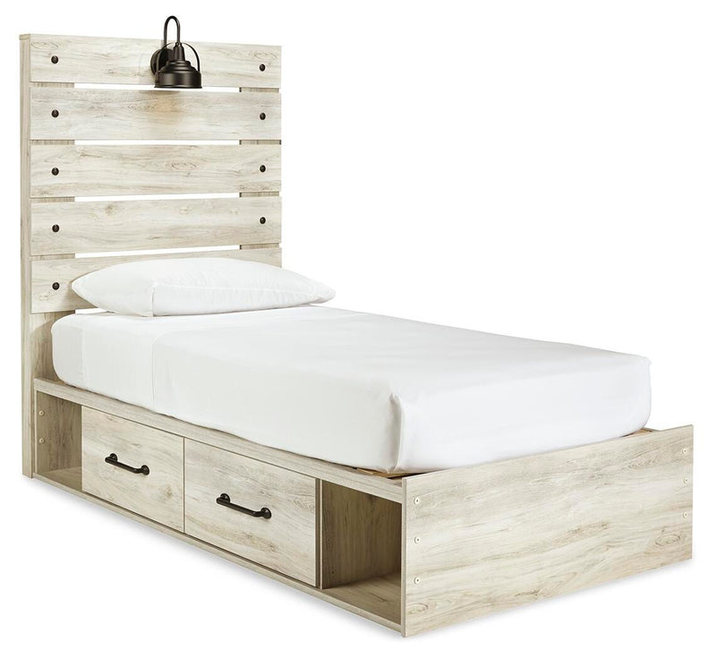 Cama con paneles Cambeck con 2 cajones de almacenaje