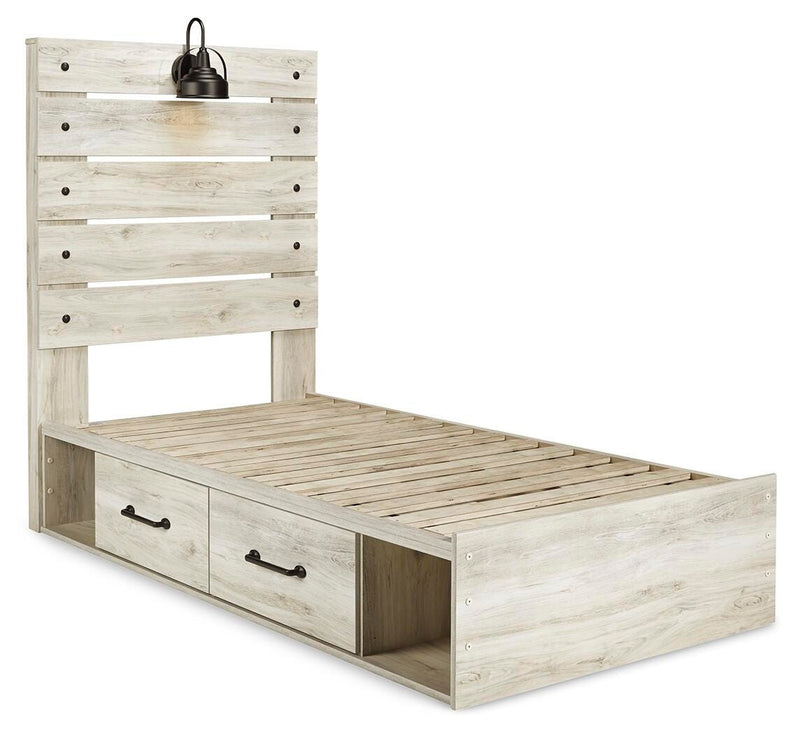 Cama con paneles Cambeck con 2 cajones de almacenaje
