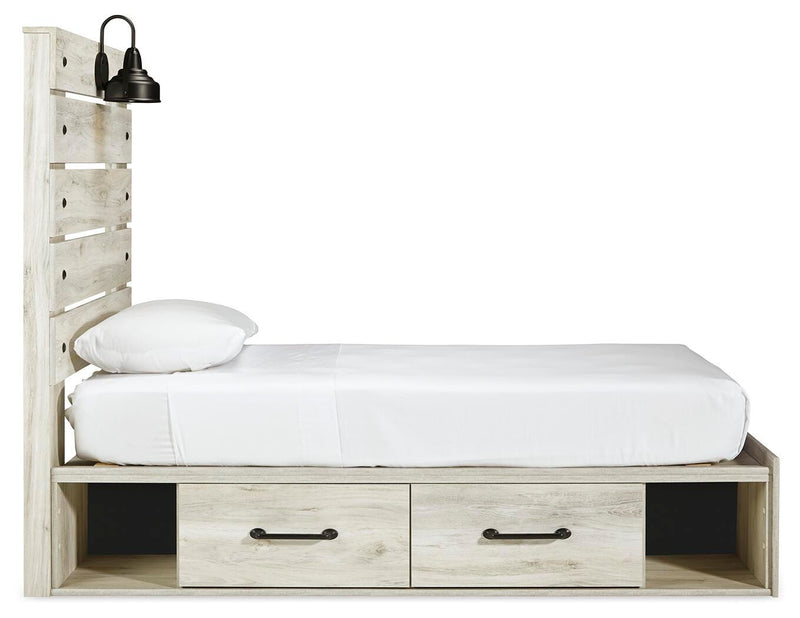 Cama con paneles Cambeck con 2 cajones de almacenaje