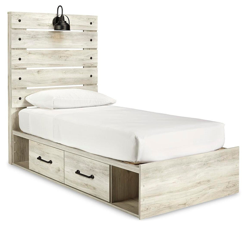 Cama con paneles Cambeck con 4 cajones de almacenaje