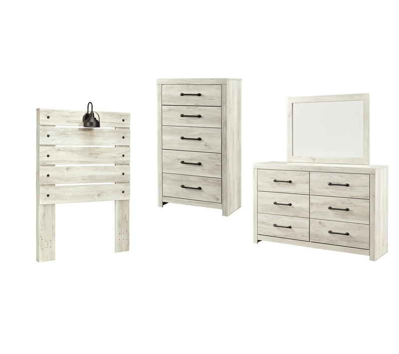 Cambeck Panel Headboard Bed Bedroom Set