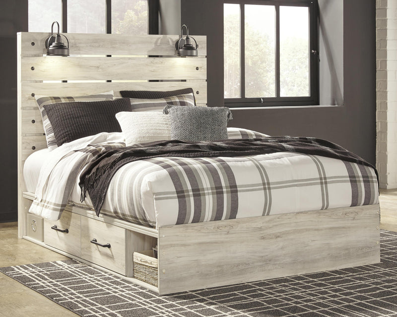 Cama con paneles Cambeck con 2 cajones de almacenaje
