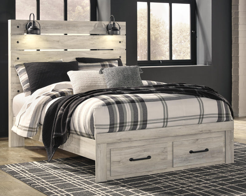 Cama con paneles Cambeck con 2 cajones de almacenaje