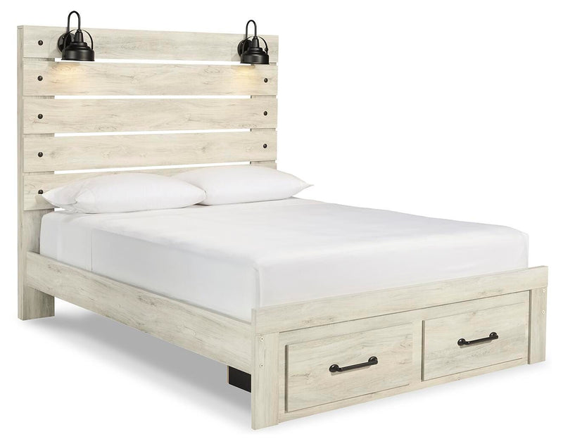 Cama con paneles Cambeck con 2 cajones de almacenaje