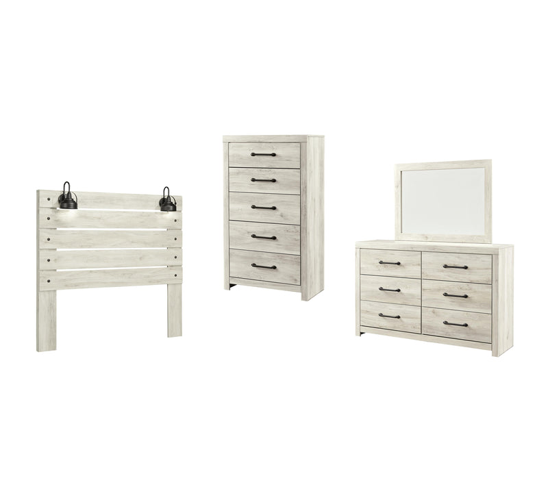 Cambeck Panel Headboard Bed Bedroom Set