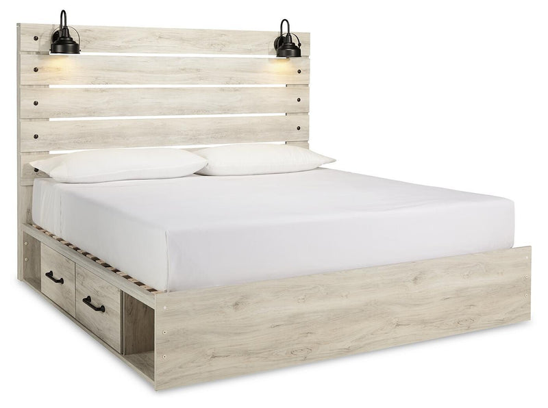 Cama con paneles Cambeck con 2 cajones de almacenaje