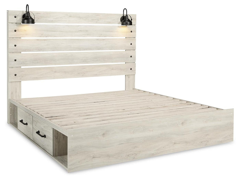 Cama con paneles Cambeck con 2 cajones de almacenaje