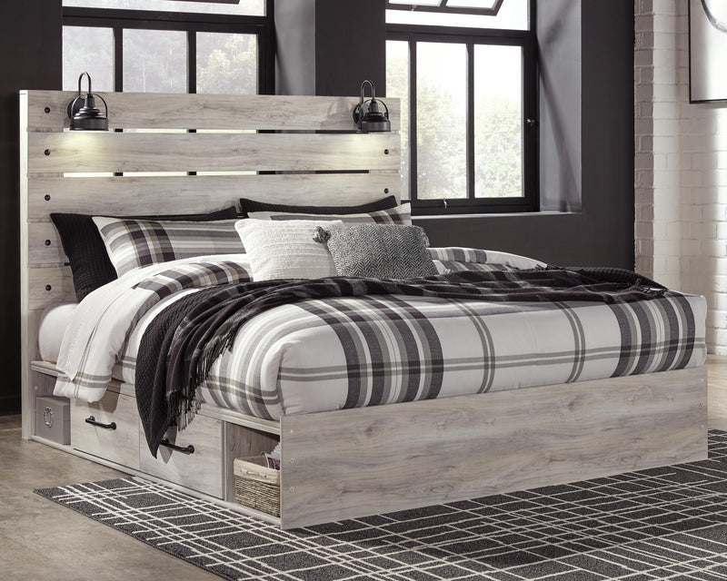 Cama con paneles Cambeck con 4 cajones de almacenaje