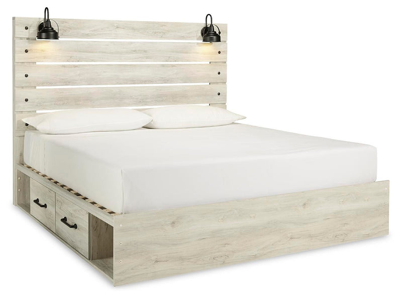 Cama con paneles Cambeck con 4 cajones de almacenaje