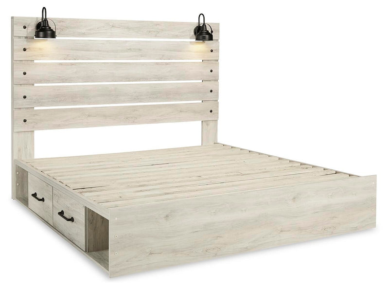 Cama con paneles Cambeck con 4 cajones de almacenaje