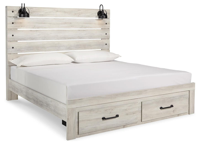 Cama con paneles Cambeck con 2 cajones de almacenaje