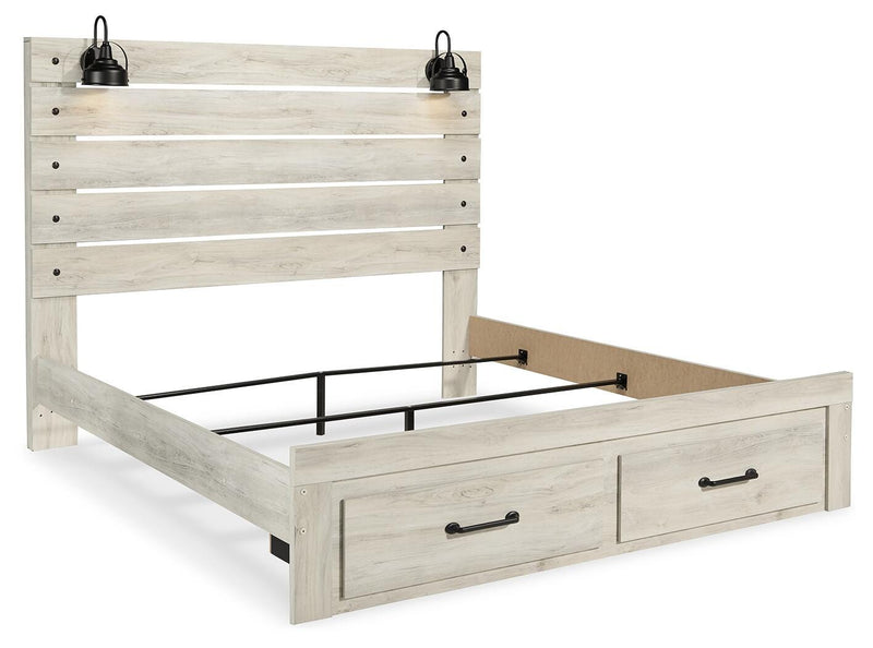 Cama con paneles Cambeck con 2 cajones de almacenaje
