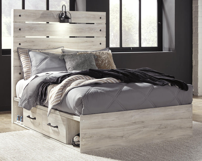 Cama con paneles Cambeck con 2 cajones de almacenaje