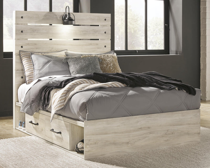 Cama con paneles Cambeck con 4 cajones de almacenaje