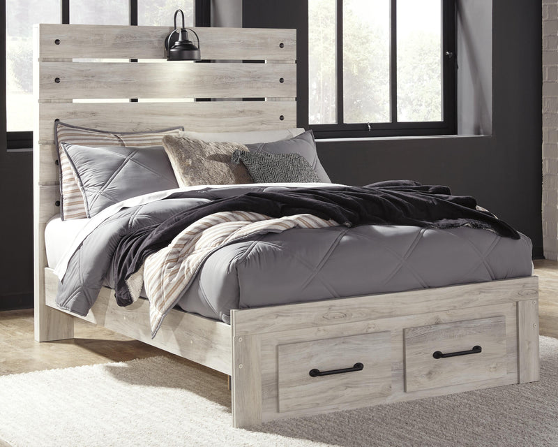 Cama con paneles Cambeck con 2 cajones de almacenaje