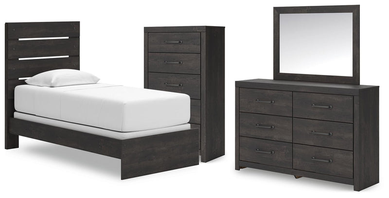 Hollivern Panel Bed Bedroom Set