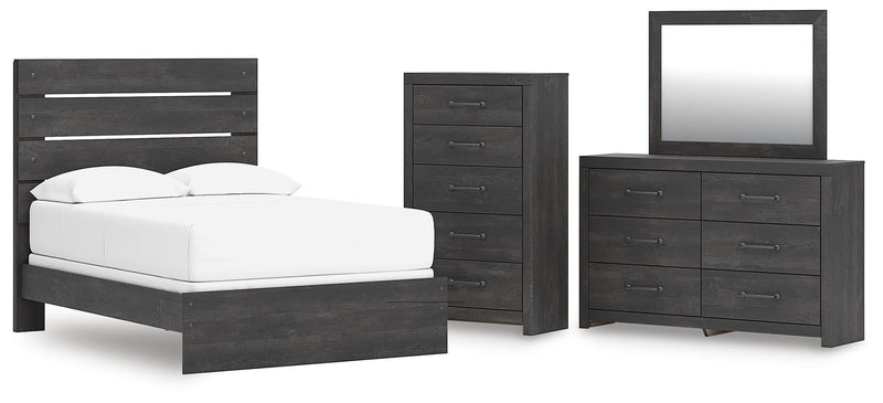 Hollivern Panel Bed Bedroom Set