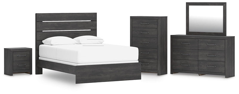 Hollivern Panel Bed Bedroom Set