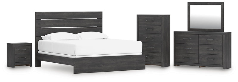 Hollivern Panel Bed Bedroom Set