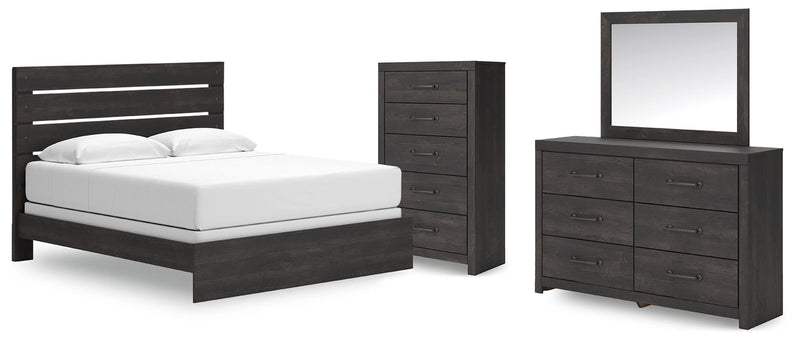 Hollivern Panel Bed Bedroom Set