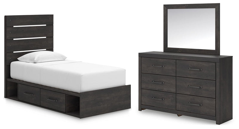 Hollivern Panel Bed Bedroom Set