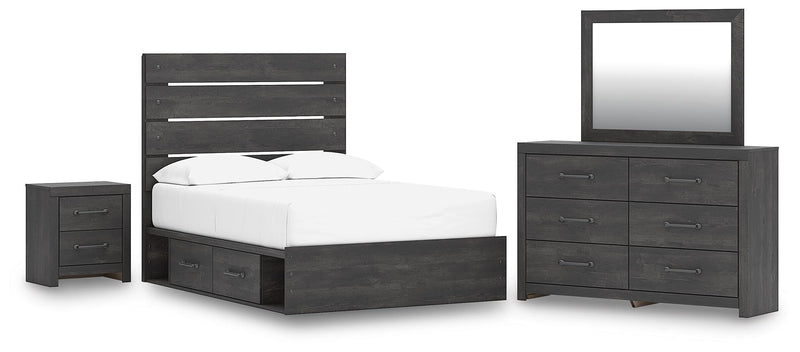 Hollivern Panel Bed Bedroom Set