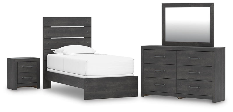 Hollivern Panel Bed Bedroom Set