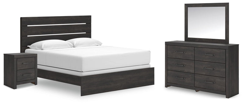 Hollivern Panel Bed Bedroom Set