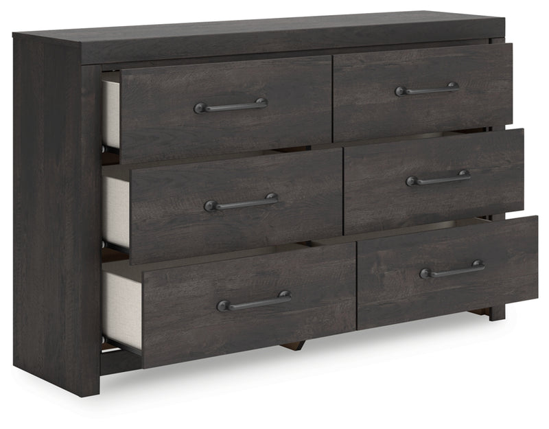 Delmorta Six Drawer Dresser