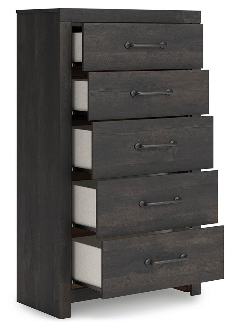 Hollivern Panel Bed Bedroom Set