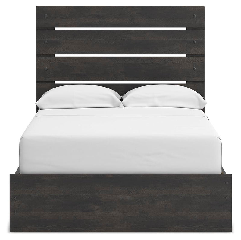 Juego de dormitorio con cama con paneles Hollivern