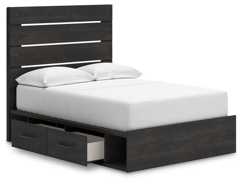 Cama de plataforma Delmorta con almacenamiento