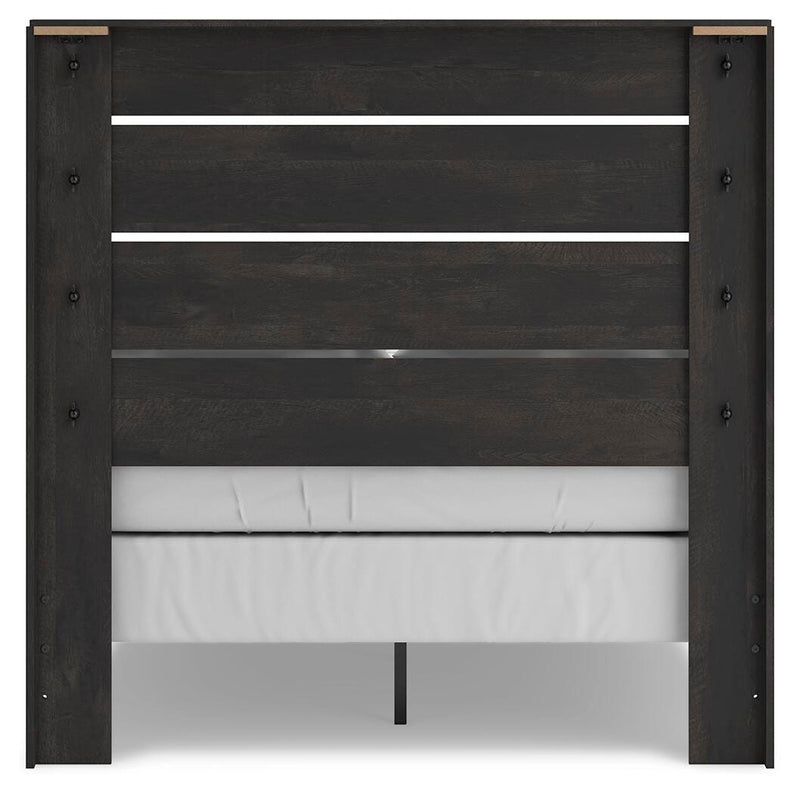 Delmorta Panel Bed