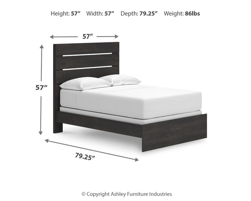 Delmorta Panel Bed