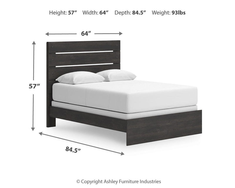 Delmorta Panel Bed