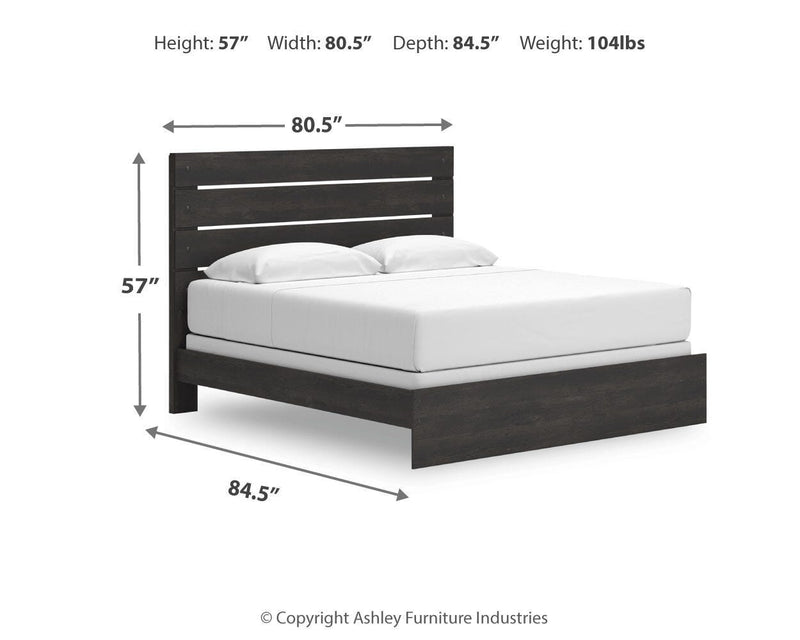 Delmorta Panel Bed