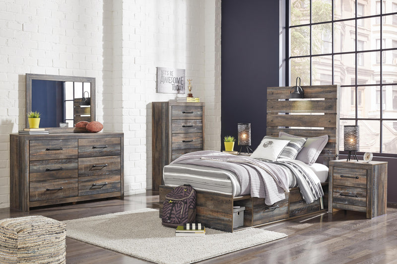 Drystan Panel Headboard Bed Bedroom Set