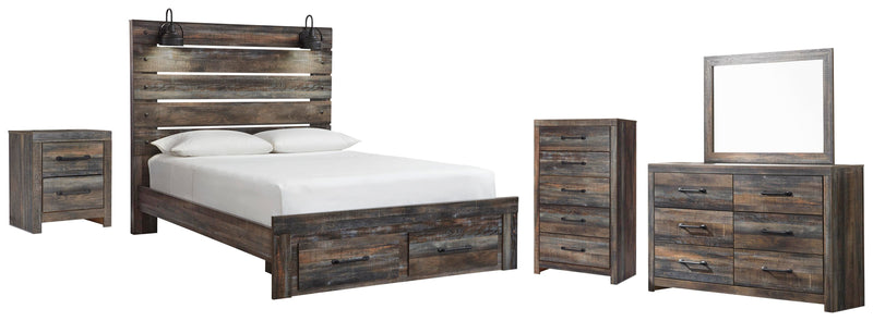 Drystan Panel Bed Bedroom Set