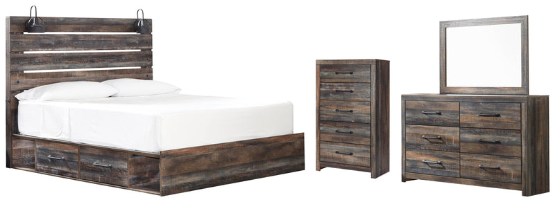 Drystan Panel Bed Bedroom Set